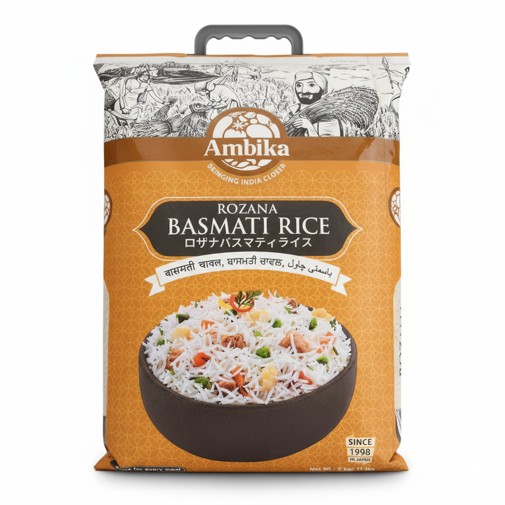 Ambika ロザナバスマティライス 5kg パッケージ