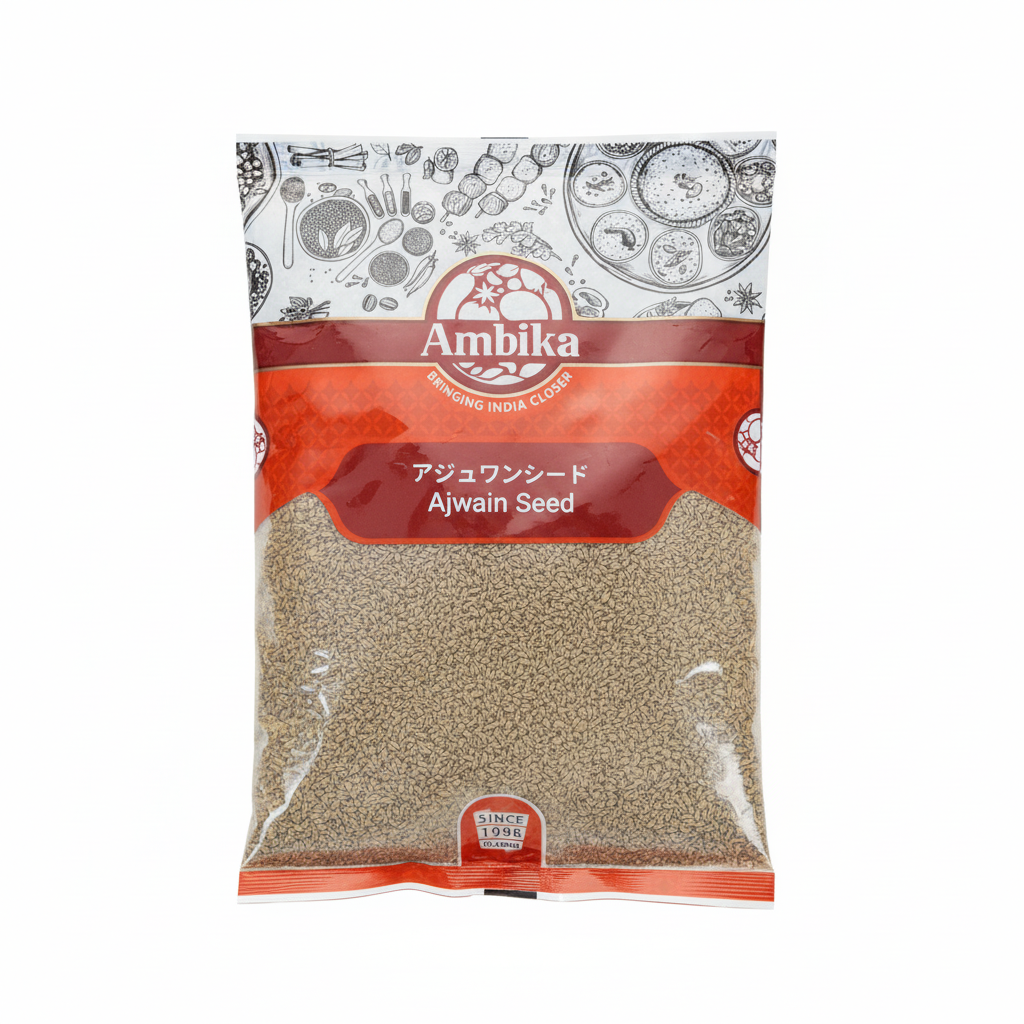 Ambikaアジョワンシード 500g パッケージ