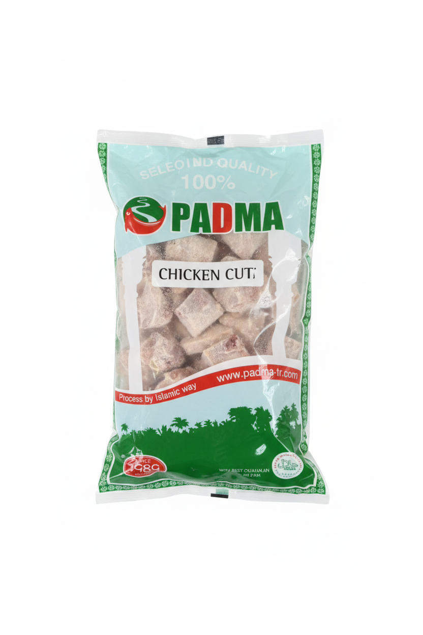 PADMA frozen chicken cut with white background