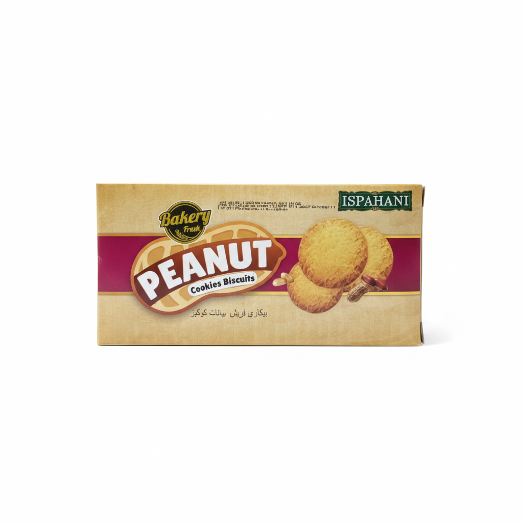 Ispahaniピーナッツクッキー350g パッケージ