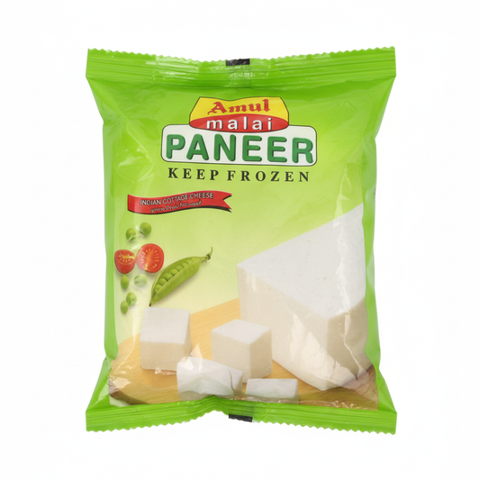 Malai Paneer with white background