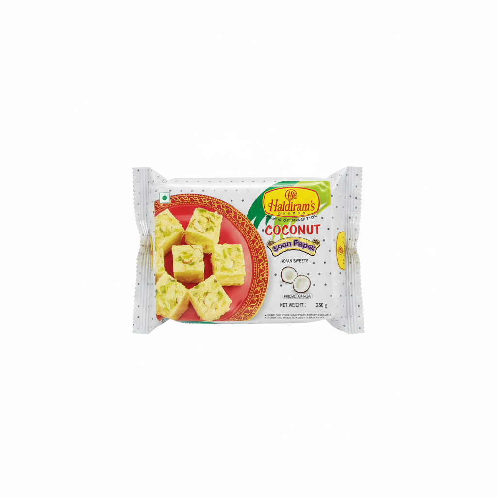 Haldiram'sココナッツソーンパプディ250g パッケージ