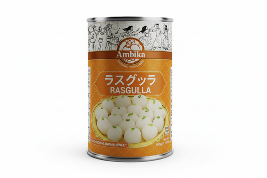 Ambika Rasgulla 500g缶 インドスイート